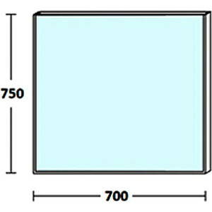 Зеркало De Aqua Сильвер 70х75 медь (261679)