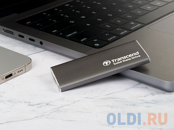 Накопитель SSD Transcend USB-C 1TB TS1TESD265C серый