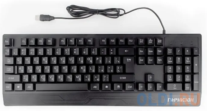 Клавиатура Гарнизон GK-210G Black USB в Москвe