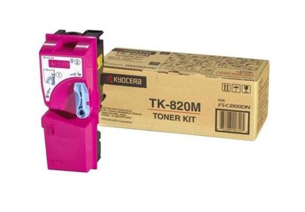 Тонер-картридж Kyocera TK-820M (1T02HPBEU0) Magenta