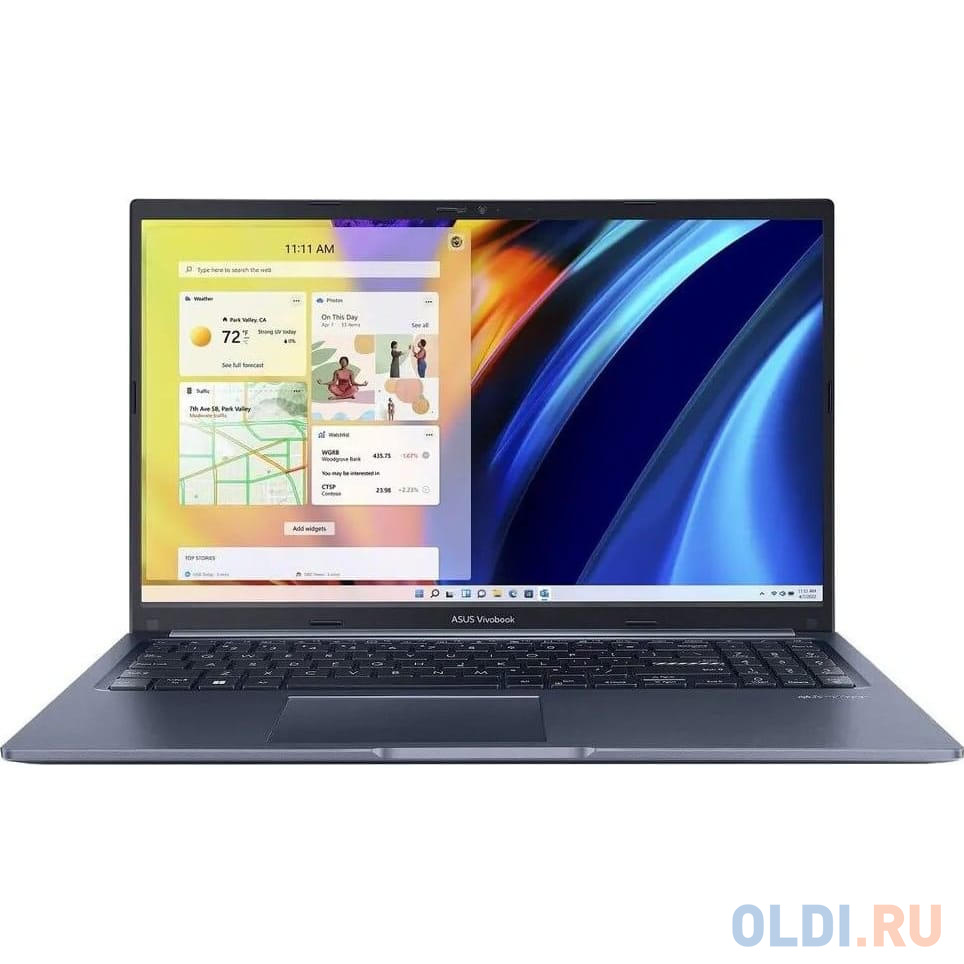 Ноутбук 15.6&quot; IPS FHD ASUS X1502ZA-BQ2342 blue (Core i7 12700H/16Gb/512Gb SSD/VGA int/noOS) (90NB0VX1-M03750)