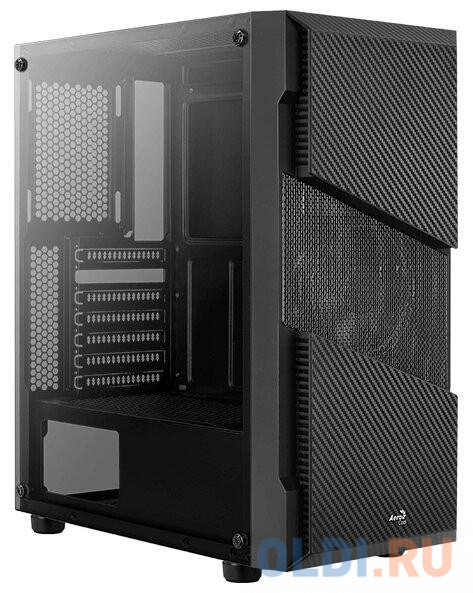 Корпус ATX Aerocool Menace Saturn FRGB V1 Без БП чёрный