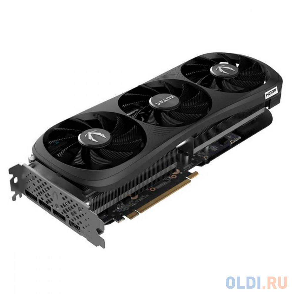 Видеокарта Zotac RTX4080 SUPER TRINITY BLACK ED 16GB GDDR6X 256bit 3xDP HDMI 3FAN Premium Pack