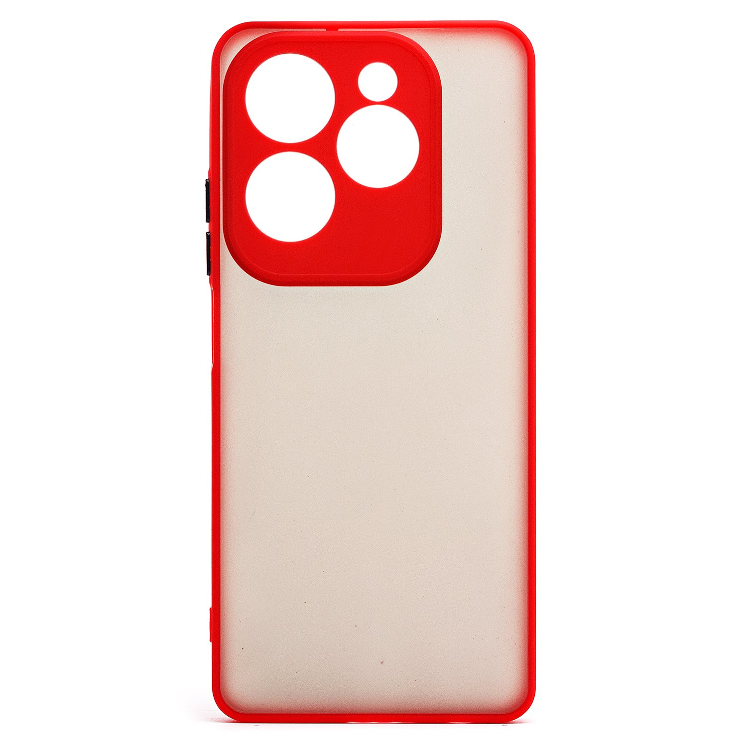 Чехол-накладка Activ PC041 для смартфона Infinix Hot 40, силикон, красный (226981)