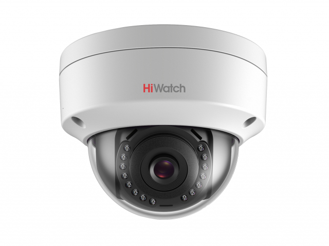 IP-камера HiWatch DS-I452 2.8мм, уличная, купольная, 4Мпикс, CMOS, до 2688x1520, до 25кадров/с, ИК подсветка 30м, POE, -40 °C/+60 °C