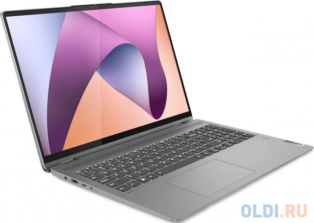 Ноутбук Lenovo IdeaPad Flex 5 16ABR8 Ryzen 7 7730U 16Gb SSD1Tb AMD Radeon 16" IPS Touch WUXGA (1920x1200) Windows 11 Home grey WiFi BT Cam (82XY0