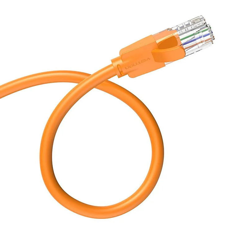 Сетевой кабель Vention UTP cat.6 RJ45 2m Orange IBEOH