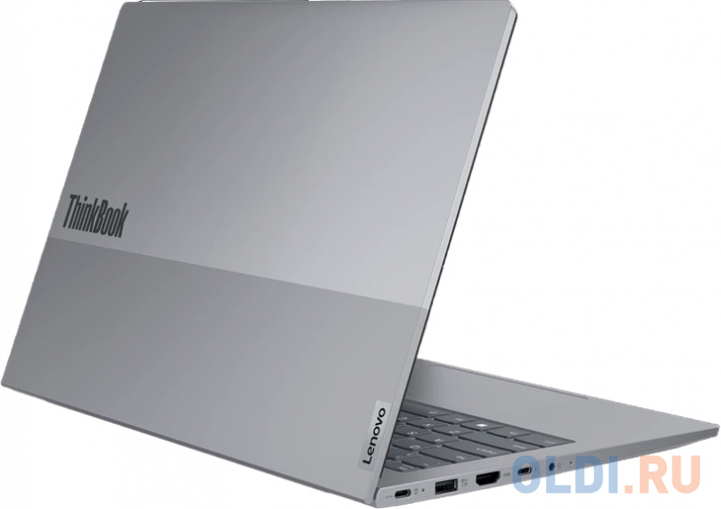 Ноутбук Lenovo Thinkbook 14 G6 IRL Core i5 13420H 8Gb SSD512Gb Intel UHD Graphics 14" IPS WUXGA (1920x1200) noOS grey WiFi BT Cam (21KG00T2EV)