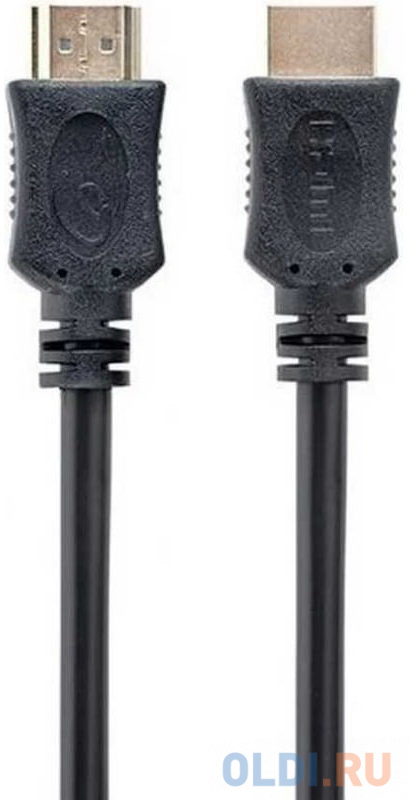 Кабель HDMI Cablexpert CC-HDMI4L-20M, 20м, v2.0, 19M/19M, серия Light, черный, позол.разъемы, экран, пакет