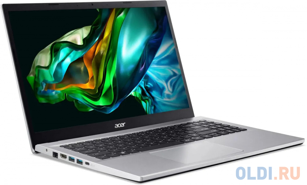 Ноутбук Acer ASPIRE 3 A315-44P-R5AZ 15.6" FHD, AMD R7-5700, 16Gb, 1TB SSD, RJ45, USB-C, int., no OS, серебро (NX.KSJEX.0