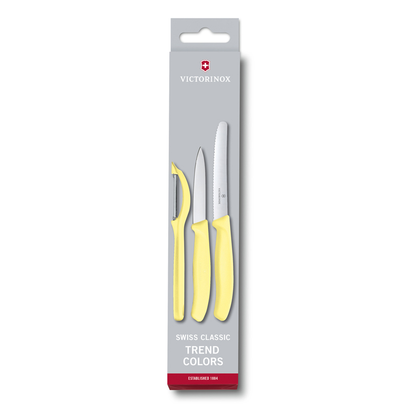 Набор ножей Victorinox Swiss Classic, 2 шт., желтый (6.7116.31L82)