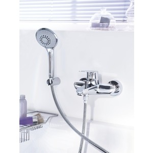 Смеситель для ванны Grohe Eurodisc cosmopolitan с душевым гарнитуром euphoria (33395002) в Москвe