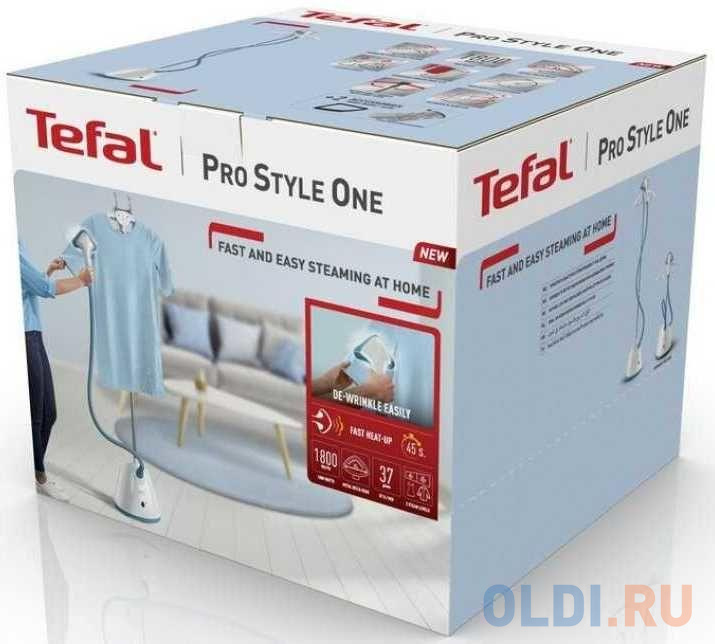 Отпариватель Tefal IT2460E0 1800Вт белый голубой в Москвe