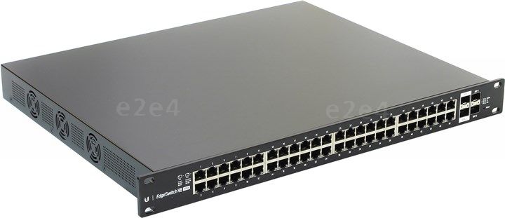 Коммутатор Ubiquiti EdgeSwitch ES-48-500W, 48UTP 10/100/1000Mbps PoE+, 2SFP, 2SFP+