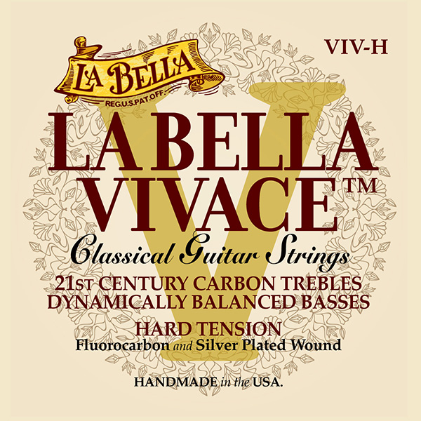 Струны La Bella  VIV-H Vivace нейлон карбон для классической гитары