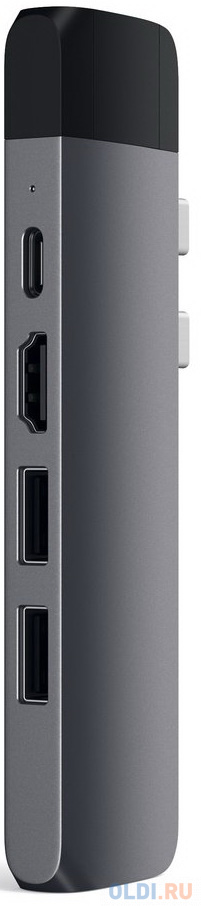 USB-хаб Satechi Aluminum Pro Hub with Ethernet &amp; 4K HDMI для MacBook Air (2018-2020), MacBook Pro (2018-2020). Порты: HDMI 4K, USB-C Power Deliver