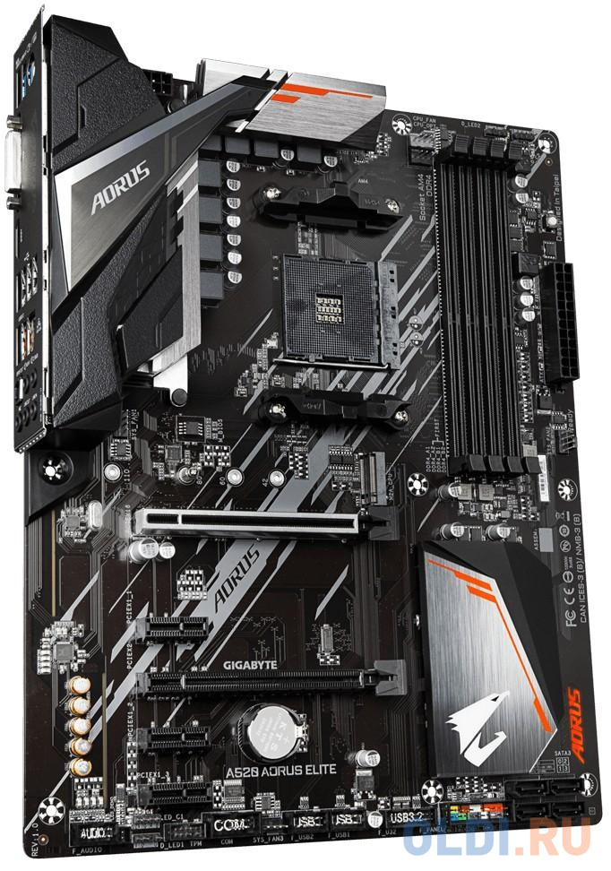 Материнская плата ASRock A520 AORUS ELITE Socket AM4 AMD A520 4xDDR4 2xPCI-E 16x 3xPCI-E 1x 4 ATX Retail в Москвe