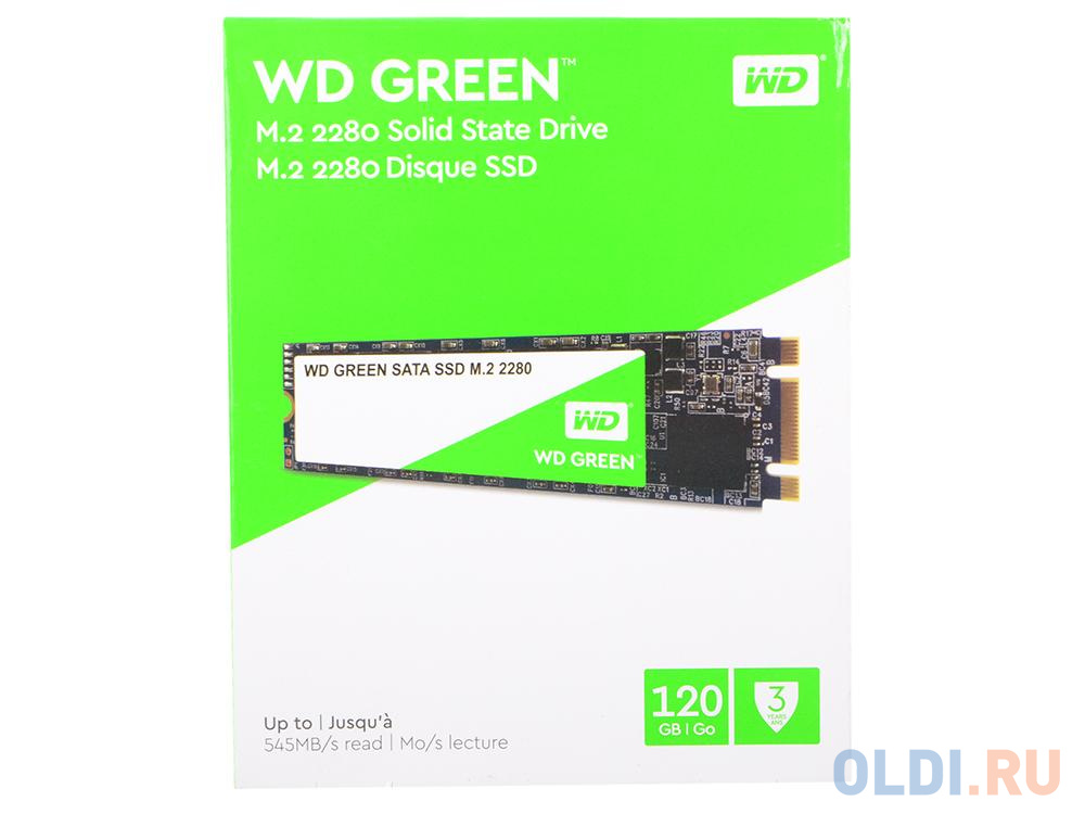 SSD накопитель Western Digital Green 120 Gb