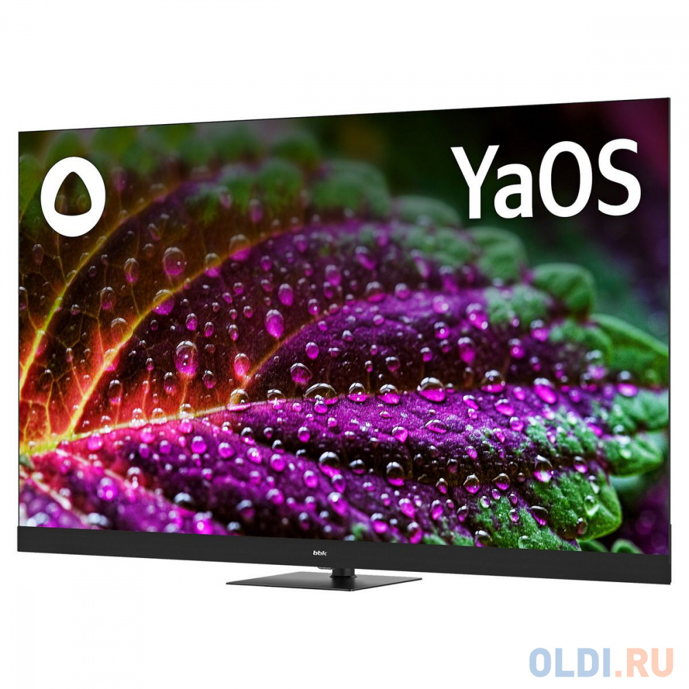 Телевизор QLED BBK 65" 65LED-8259/UTS2C (B) Яндекс.ТВ черный/черный 4K Ultra HD 60Hz DVB-T2 DVB-C DVB-S2 USB WiFi Smart TV (RUS)