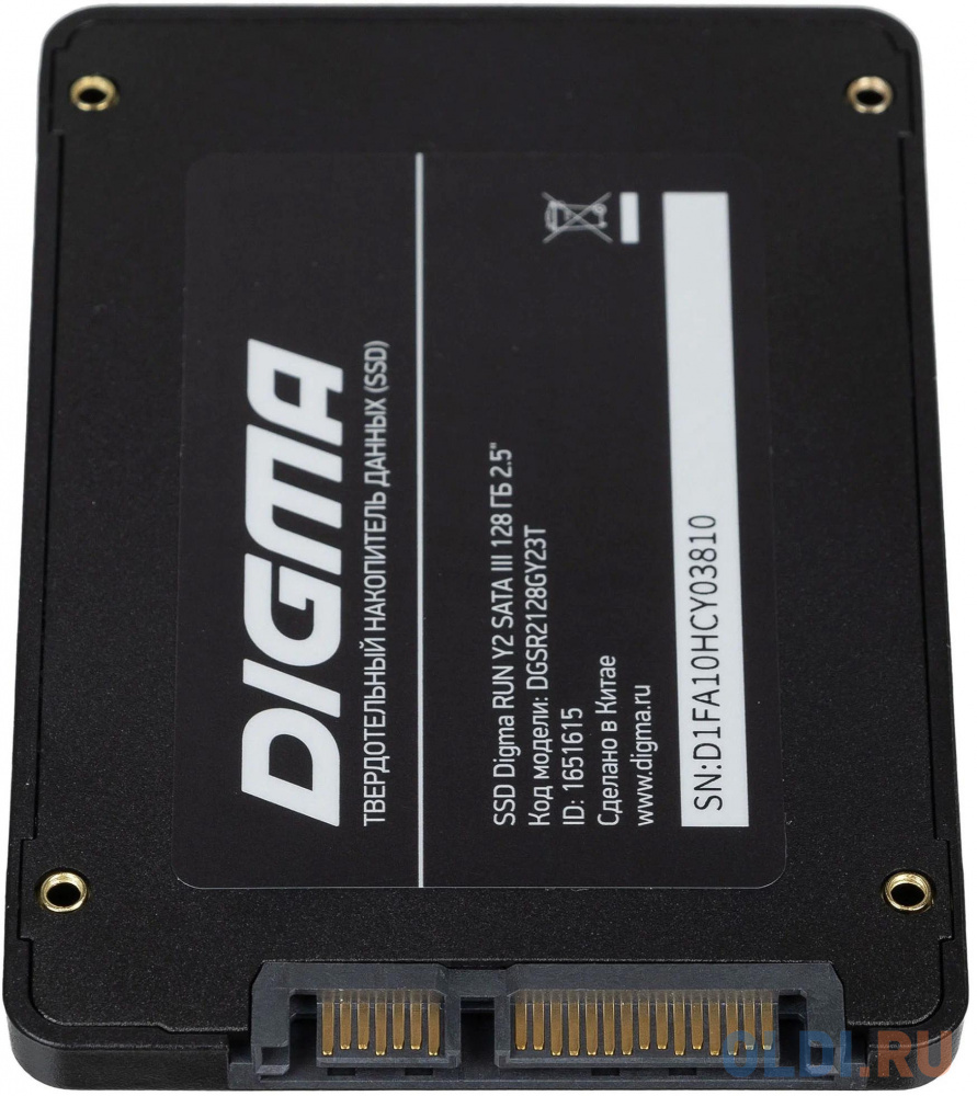 SSD накопитель Digma Run Y2 128 Gb SATA-III