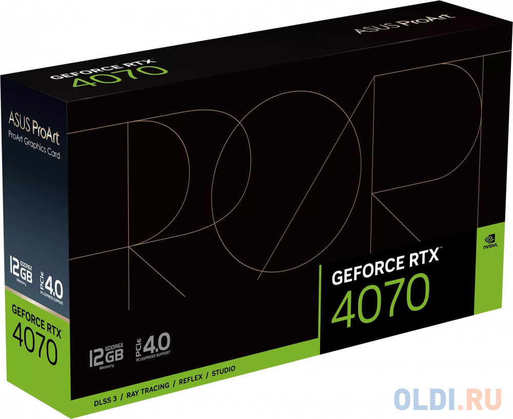 ASUS PROART-RTX4070-12G//RTX4070 HDMI DP*3 12G D6X; 90YV0J12-M0NA00