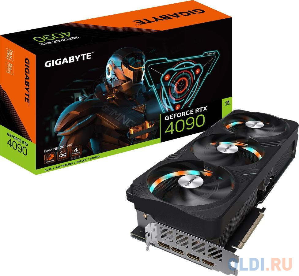 Видеокарта GigaByte nVidia GeForce RTX 4090 GAMING OC 24G 24576Mb