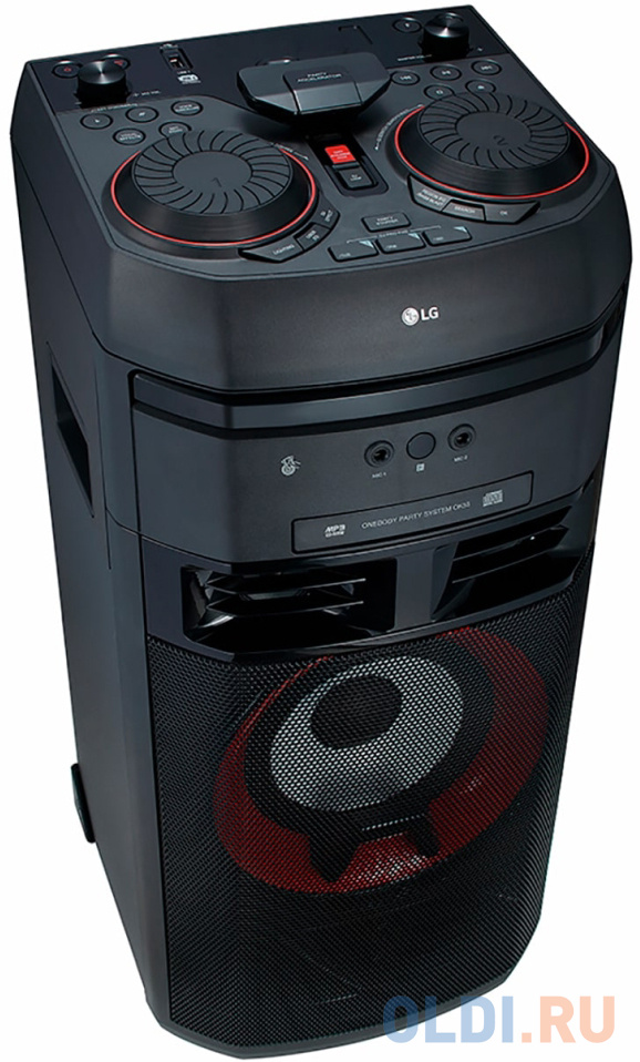 Микросистема LG OK65 черный 500Вт/CD/CDRW/FM/USB/BT