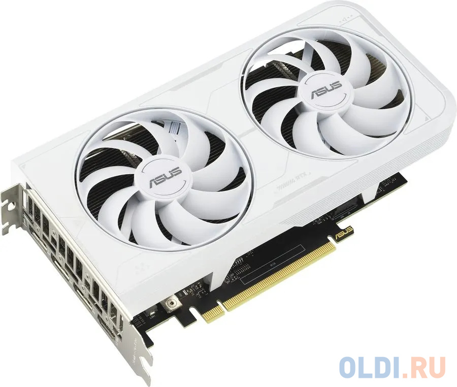 Видеокарта ASUS nVidia GeForce RTX 3060 Ti Dual White OC 8192Mb