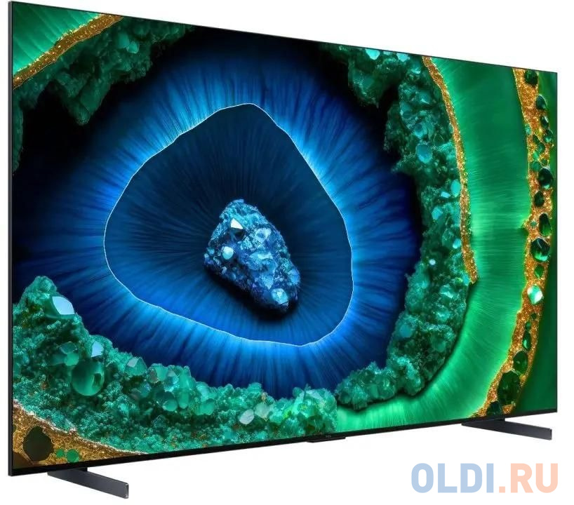 Телевизор QLED TCL 85" 85C855 черный 4K Ultra HD 120Hz DVB-T DVB-T2 DVB-C DVB-S DVB-S2 USB WiFi Smart TV