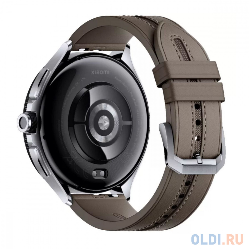 Смарт-часы Xiaomi Watch 2 Pro - Bluetooth® Silver Case with Brown Leather Strap M2234W1 (BHR7216GL)