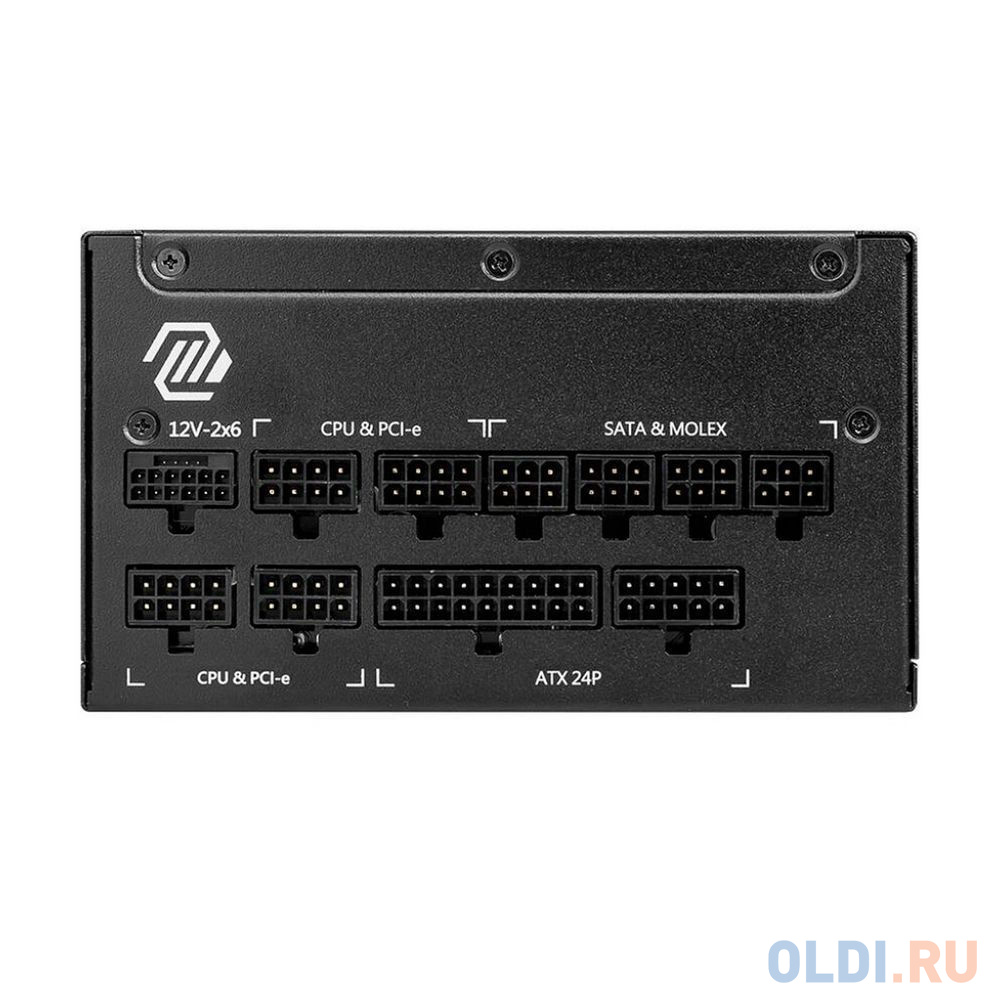 Блок питания MSI MAG A1000GL PCIE5 1000W, 80+ Gold, полностью модульный, ATX 3.0, PCIE5, RTL