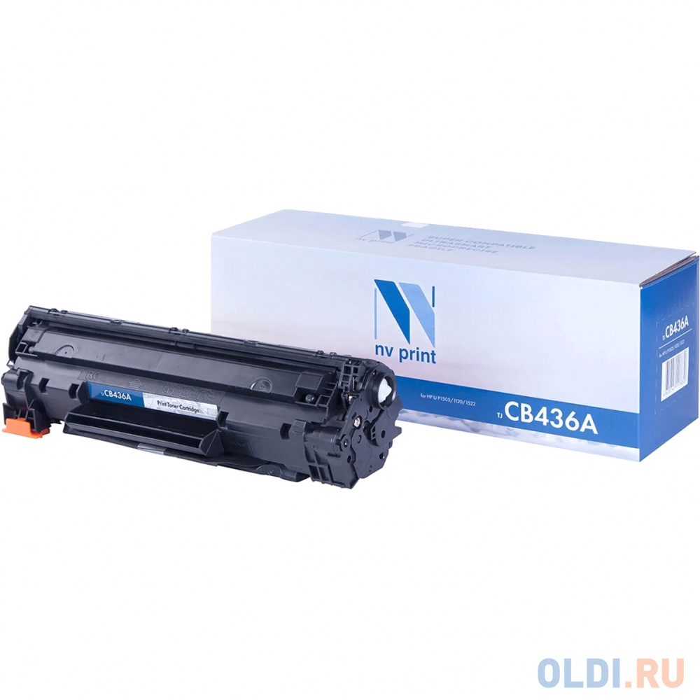 Набор картриджей NV-Print NV-CB436A-SET3 2000стр Черный