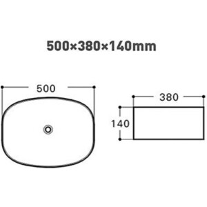 Раковина-чаша Aquanet Fine 50х38 белая (273681) в Москвe