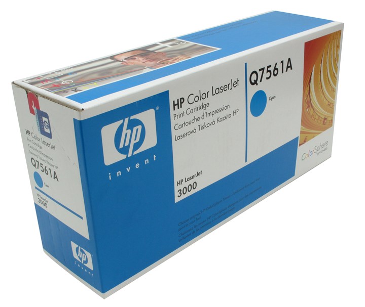 Картридж лазерный HP 314A/Q7561A, голубой, 1шт., 3500 страниц, оригинальный, для HP Color LaserJet 2700 / 3000