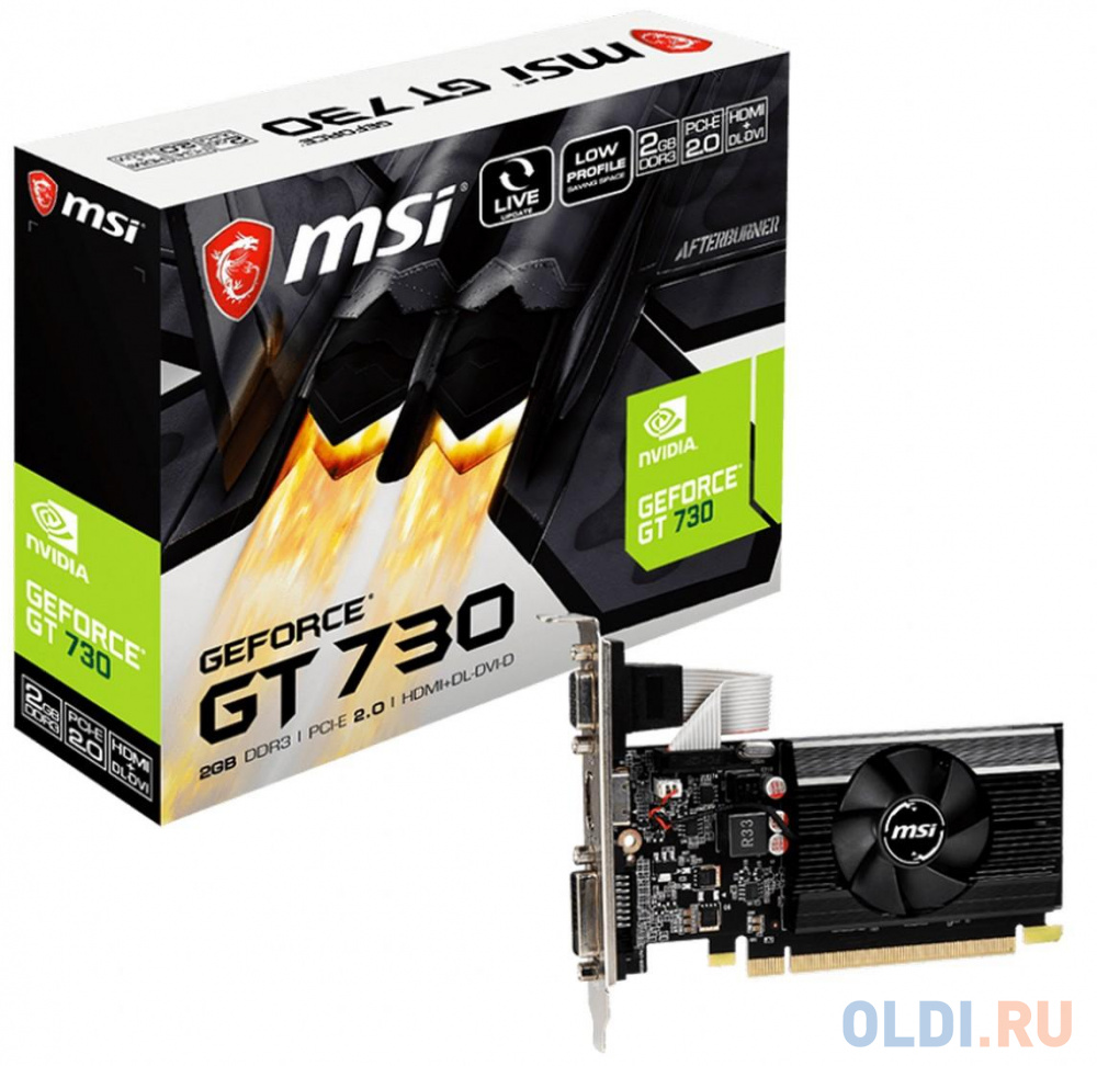 Видеокарта MSI GeForce GT 730 N730K-2GD3/LP 2048Mb