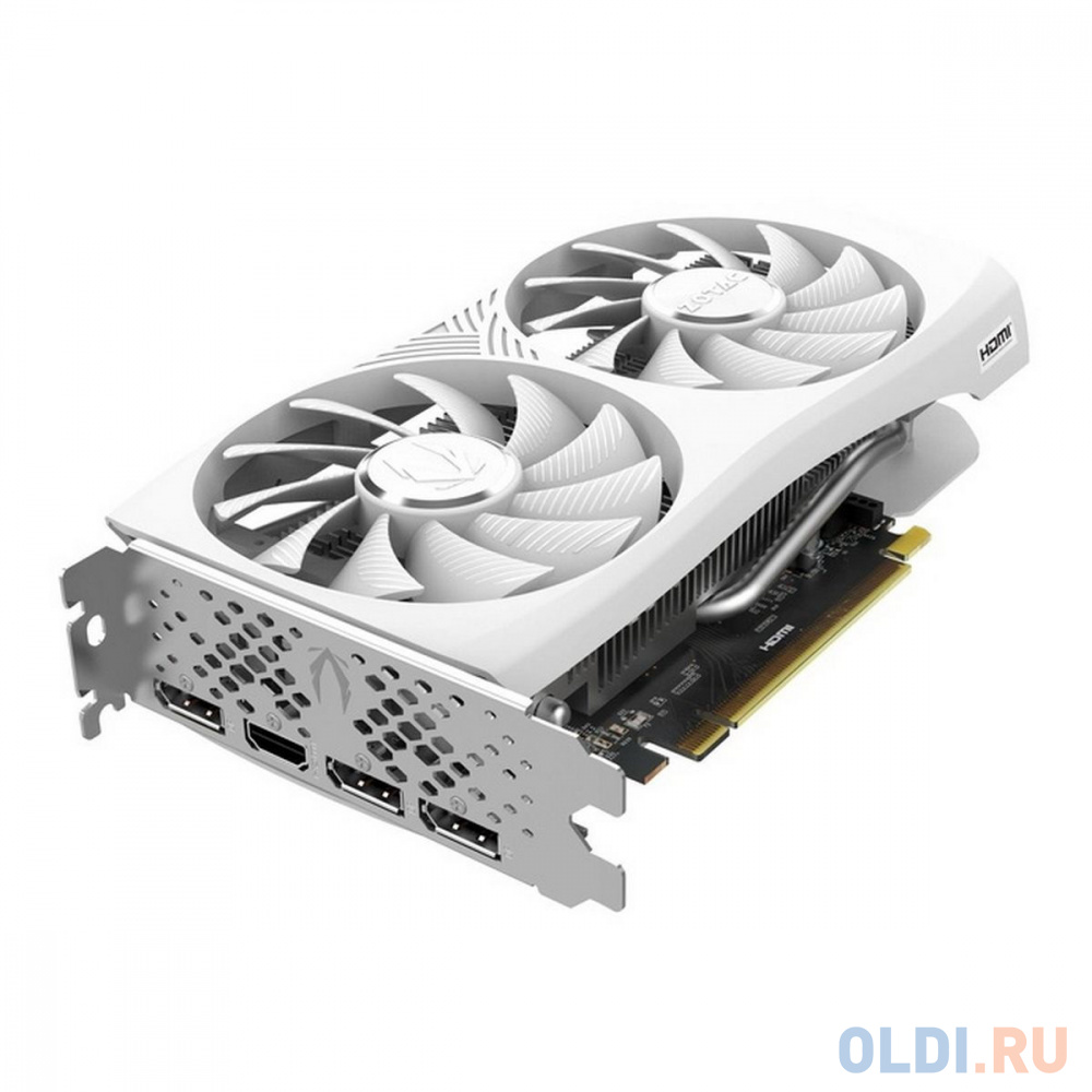 Видеокарта Zotac RTX4060 8GB TWIN EDGE OC WHITE ED GDDR6 128bit  3xDP HDMI 2FAN Lite Pack в Москвe