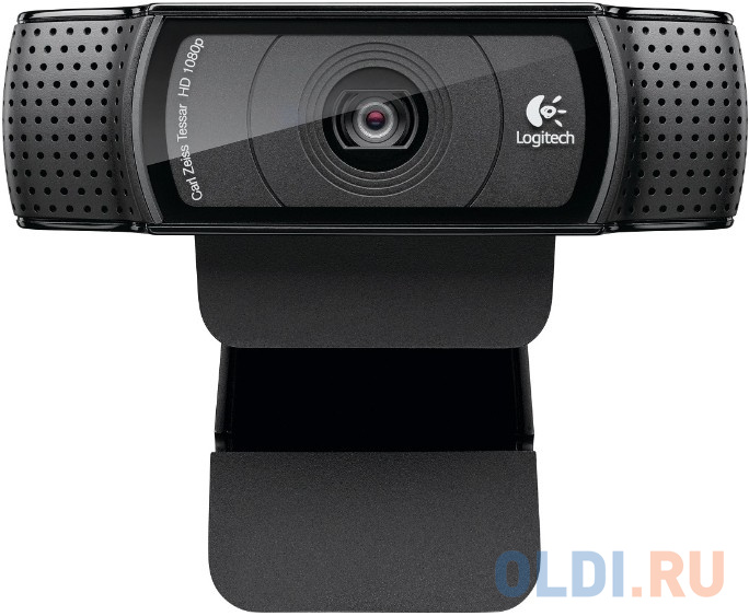 Веб-камера Logitech C920 HD Pro Webcam (Full HD 1080p/30fps, автофокус, угол обзора 78°, стереомикрофон, кабель 1.5м) (арт. 960-000998, M/N: VU0062)