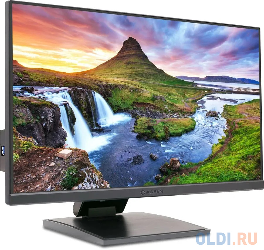 Монитор Aopen 23.8" 24UT1YAbmihuzx черный IPS LED 1ms 16:9 HDMI M/M матовая HAS 250cd 178гр/178гр 1920x1080 75Hz FreeSync FHD USB Touch 6.37кг