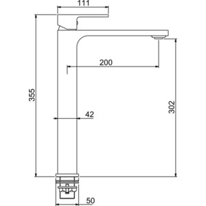 Смеситель для раковины Gappo G1083-82 хром белый (6959477656224)