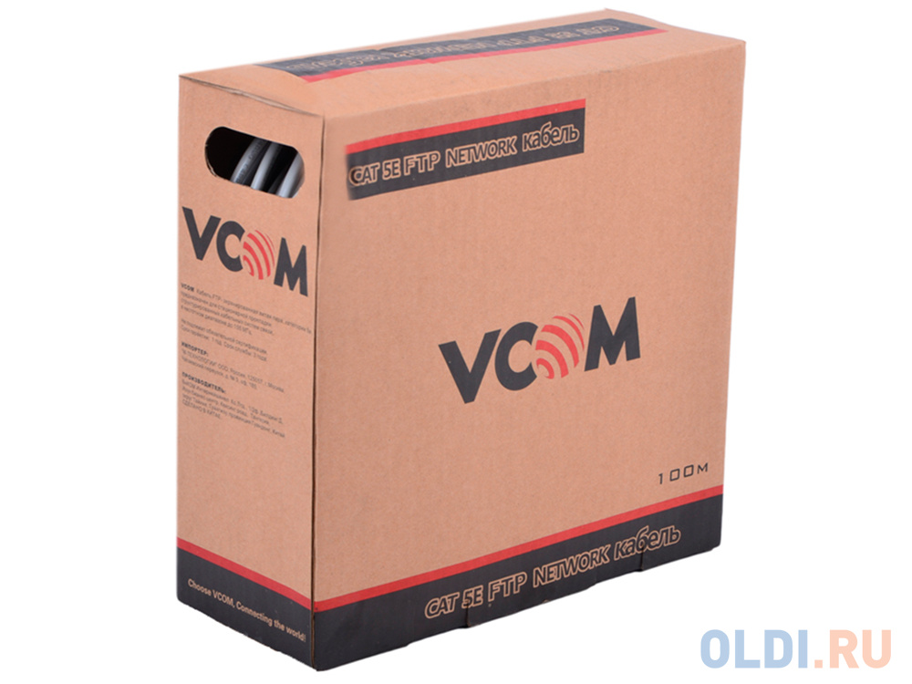 Кабель VCOM FTP кат.5е 4 пары, 100м <VNC1010