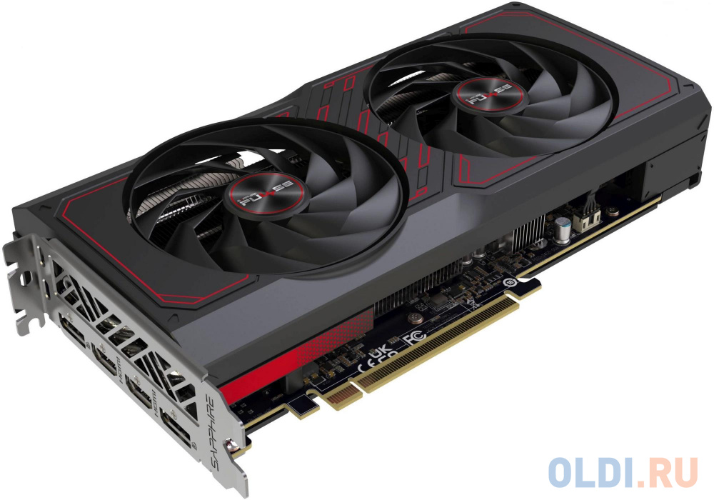 Видеокарта Sapphire RX7600XT PULSE GAMING OC 16GB GDDR6 128bit 2xDP 2xHDMI 2FAN