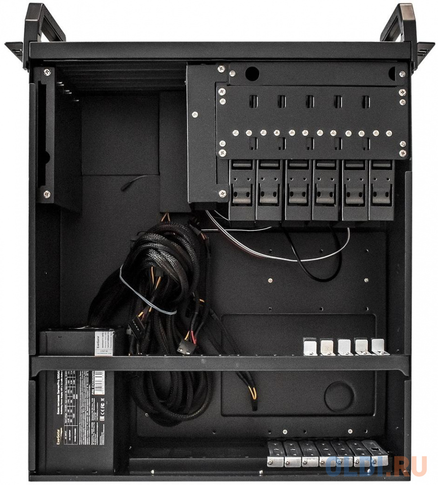 Серверный корпус ExeGate Pro 4U480-06/4U4021S <RM 19", высота 4U, глубина 480, БП 1200ADS, USB>