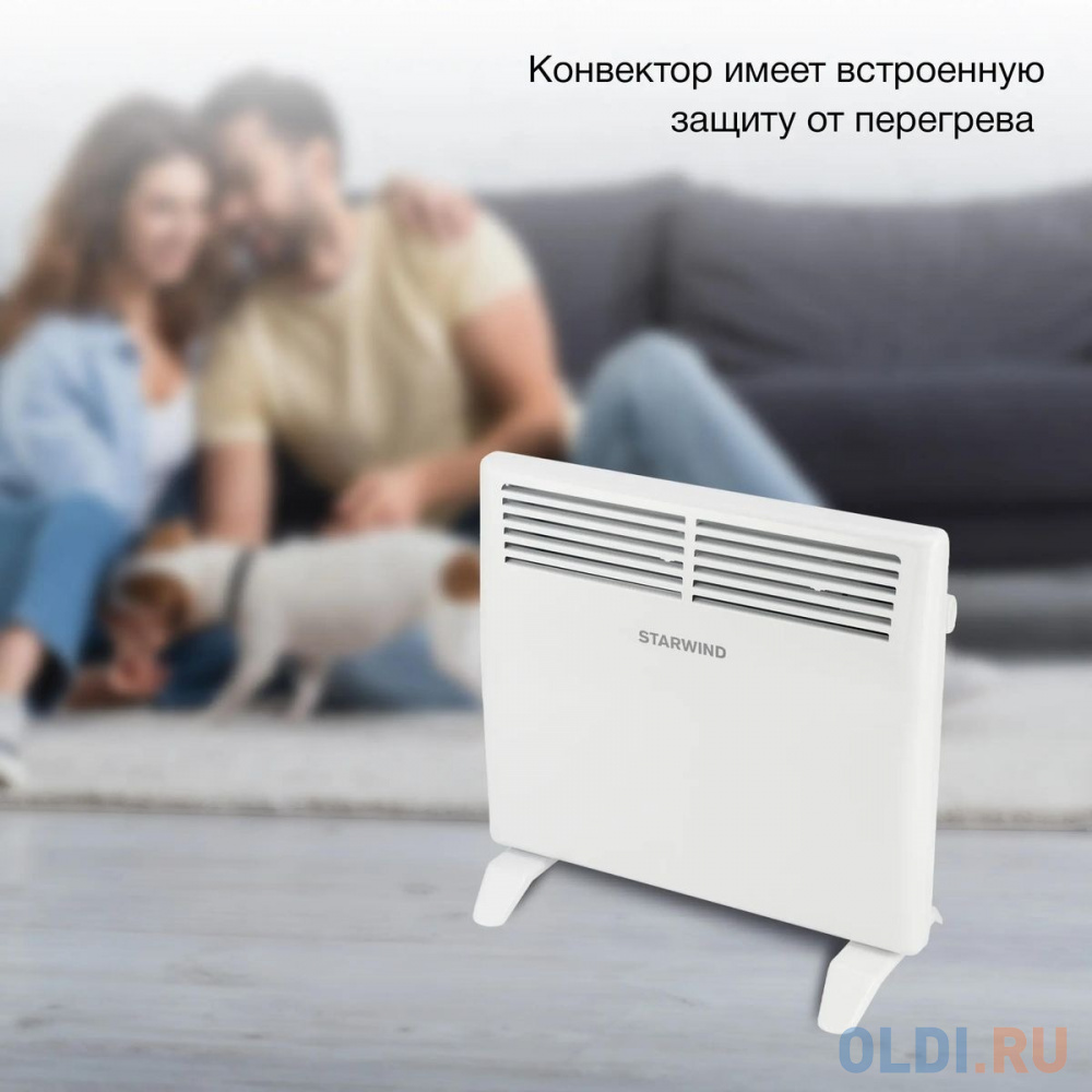 Конвектор Starwind SHV1010 1000Вт белый в Москвe