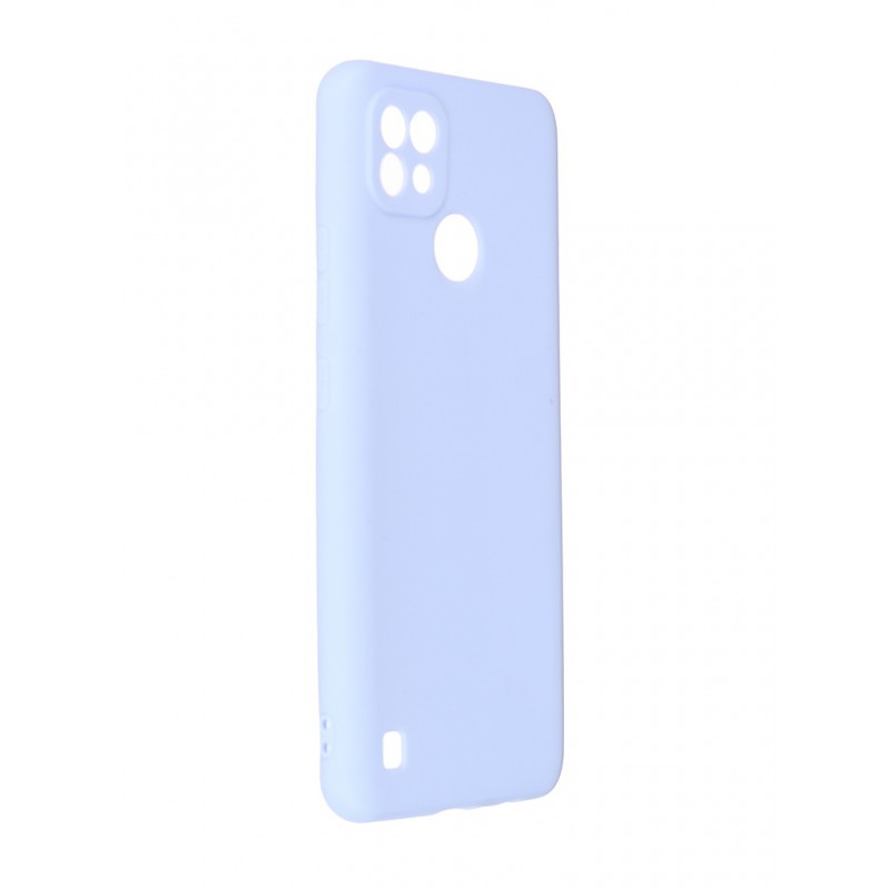 Чехол-накладка Red Line Ultimate для смартфона Realme C21, силикон, голубой (УТ000026563)