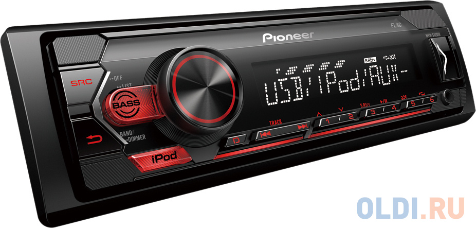 Автомагнитола Pioneer MVH-S120UI 1DIN 4x50Вт в Москвe