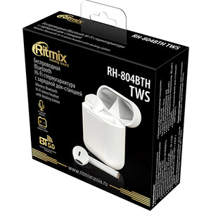Наушники Ritmix RH-804BTH TWS white