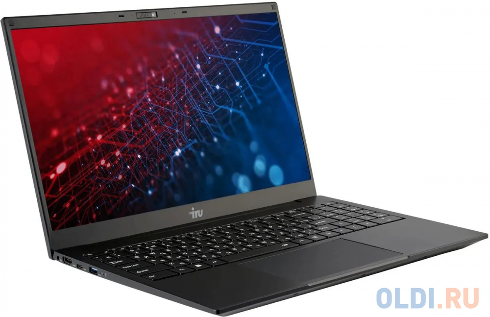 Ноутбук 15.6" IPS FHD IRU Калибр 15ЕС5 black (Core i5 1135G7/8Gb/512Gb SSD/VGA int/noOS) (1898645)