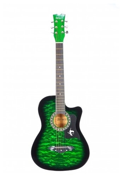 Гитара акустическая Belucci BC3830 GR зелёный