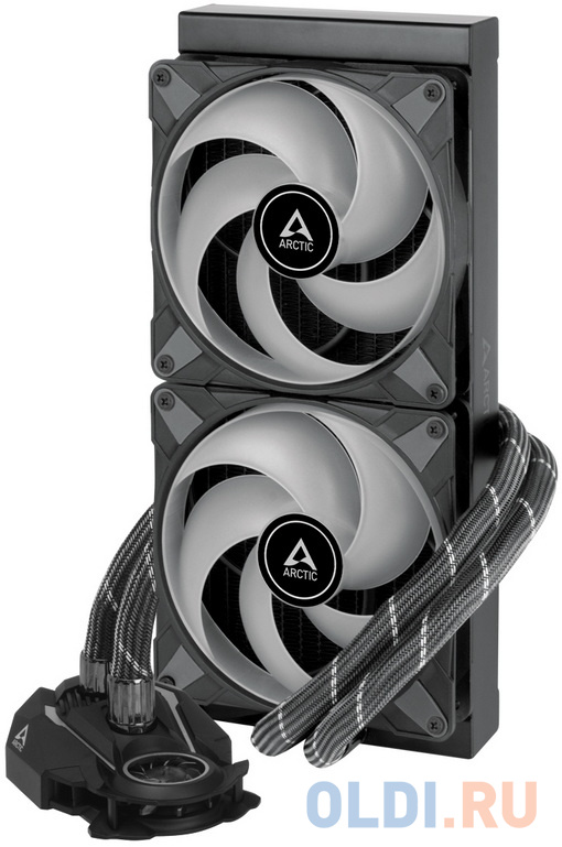 Arctic Liquid Freezer II - 280 RGB Black Arctic Cooling Multi Compatible All-In-One CPU Water Cooler