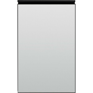Зеркальный шкаф De Aqua Алюминиум 50х76,5 с подсветкой, черный (261756)